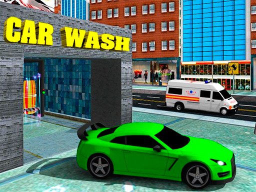 Play Sports Car Wash Gas Station Now!