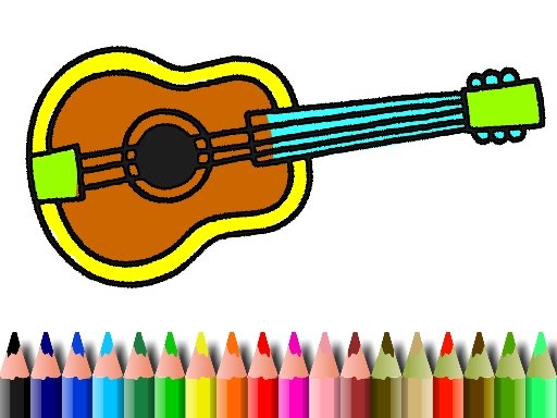 Play BTS Music Instrument Coloring Book Now!
