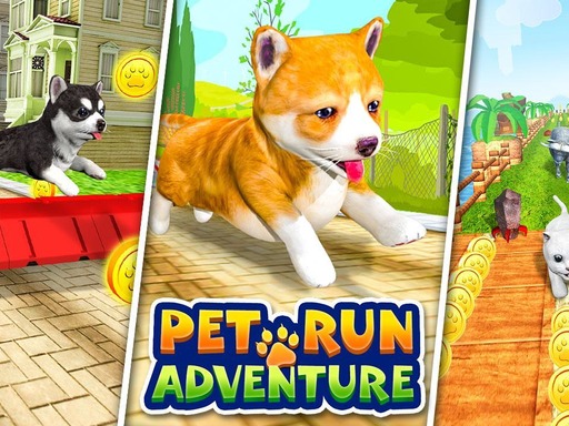 Play Pet Run Adventure Puppy Run Now!
