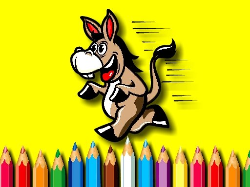 Play BTS Donkey Coloring Book Now!