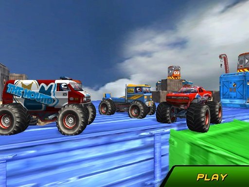 Play Monster Truck Stunts Sky Driving Now!