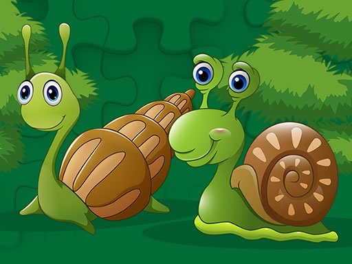 Play Cute Snails Jigsaw Now!