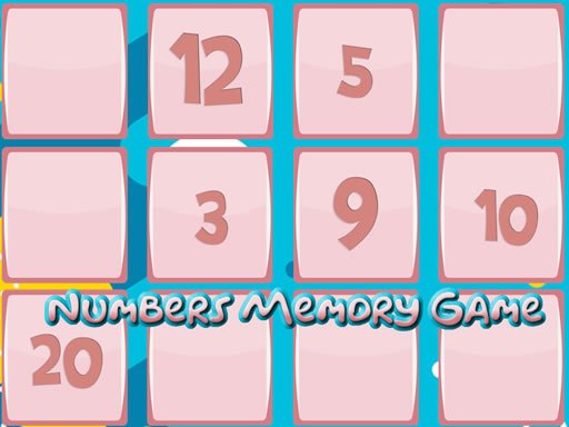 Play Memory Game With Numbers Now!