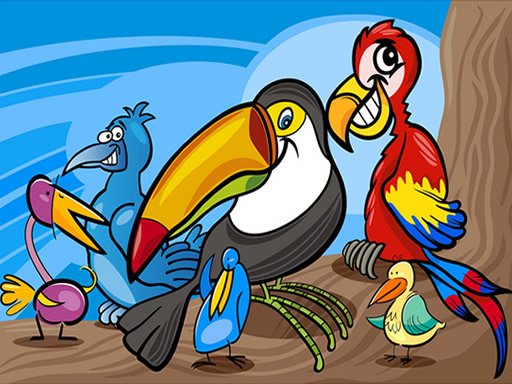 Play Exotic Birds Coloring Now!
