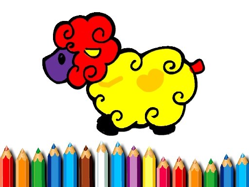 Play Baby Sheep Coloring Book Now!