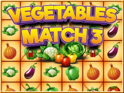 Play Vegetables Match 3 Now!