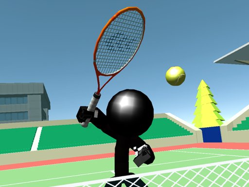 Play Stickman Tennis 3D Now!