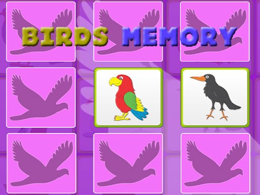 Play Kids Memory Game - Birds Now!