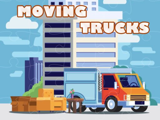 Play Moving Trucks Jigsaw Now!