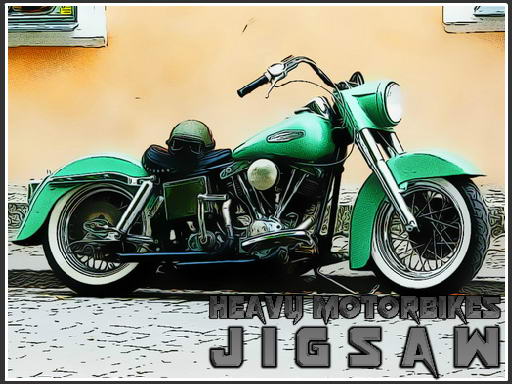 Play Heavy Motorbikes Jigsaw Now!