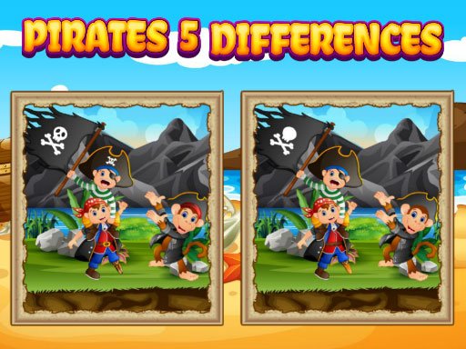 Play Pirates 5 Differences Now!