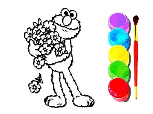 Play Elmo Coloring Book Now!