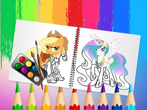 Play Sweet Pony Coloring Book Now!