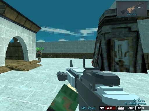 Play Blocky Shooting Arena 3D Pixel Combat Now!