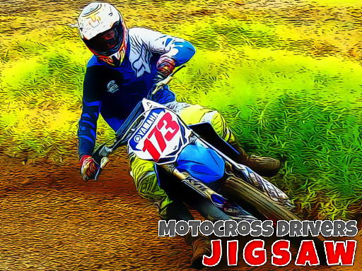 Play Motocross Drivers Jigsaw Now!