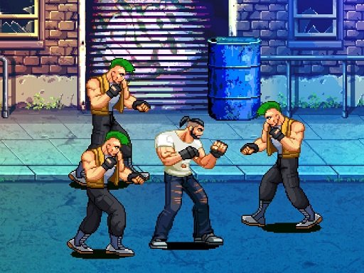 Play Beat Em Up Street fight 2D Now!