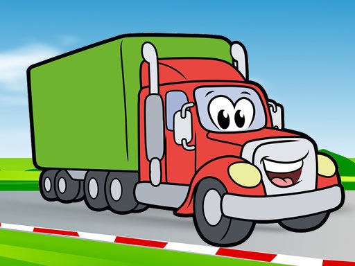 Play Happy Trucks Coloring Now!