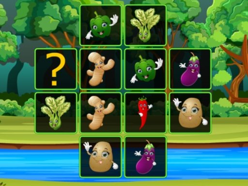 Play Vegetable Cards Match Now!