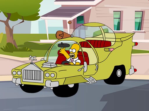 Play The Simpsons Car Jigsaw Now!