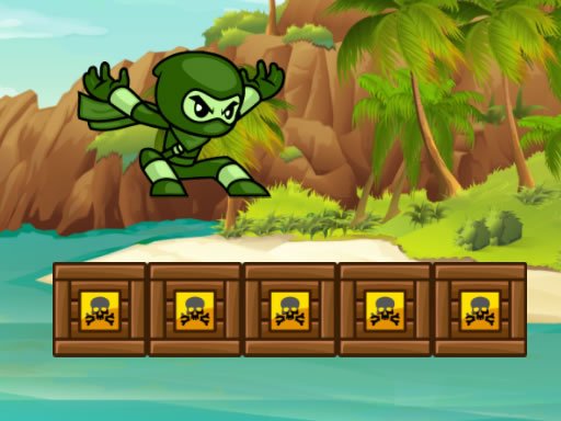 Play Green Ninja Run Now!