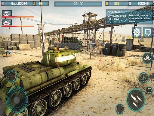 Play Tank Battle 3D : War of Tanks 2k20 Now!
