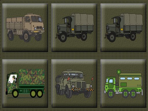 Play Army Trucks Memory Now!
