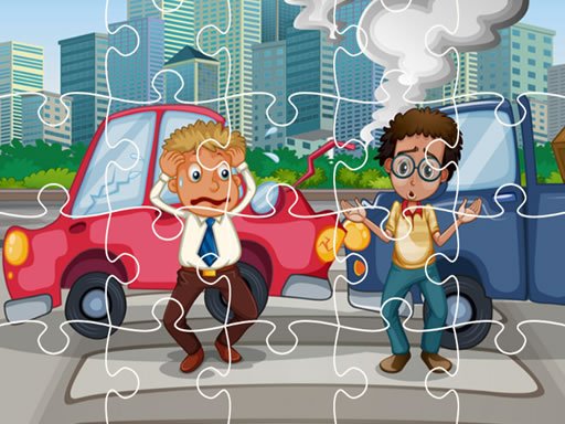 Play Crash Car Jigsaw Now!