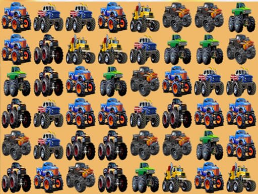 Play Monsters Trucks Match 3 Now!