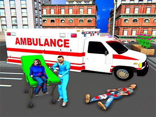 Play City Ambulance Rescue Simulator Games Now!