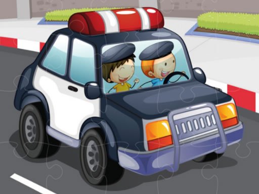 Play Police Cars Jigsaw Game Now!