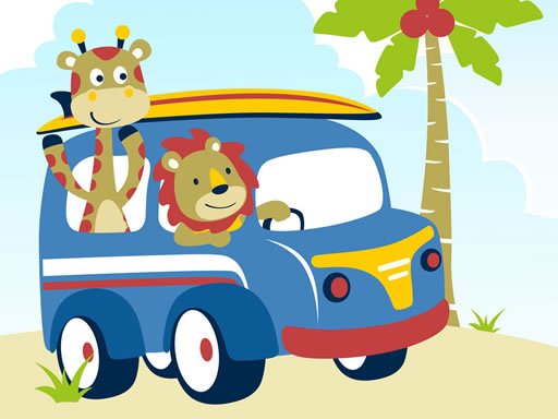 Play Cute Animals With Cars Difference Now!