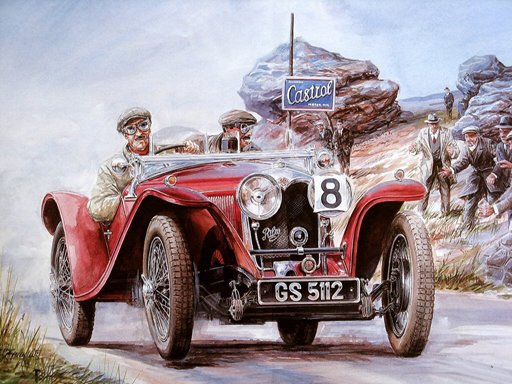 Play Painting Vintage Cars Jigsaw Puzzle 2 Now!