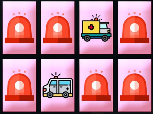 Play Ambulance Trucks Memory Now!
