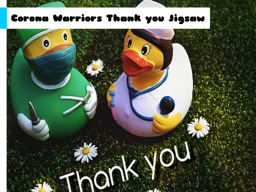 Play Corona Warriors Thank you Jigsaw Now!