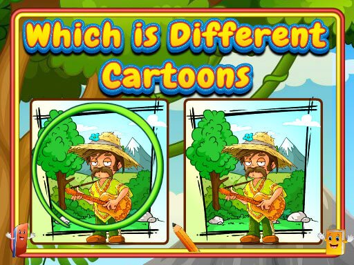 Play Which Is Different Cartoon Now!
