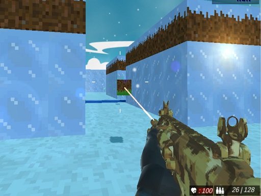 Play Blocky Swat Shooting IceWorld Multiplayer Now!