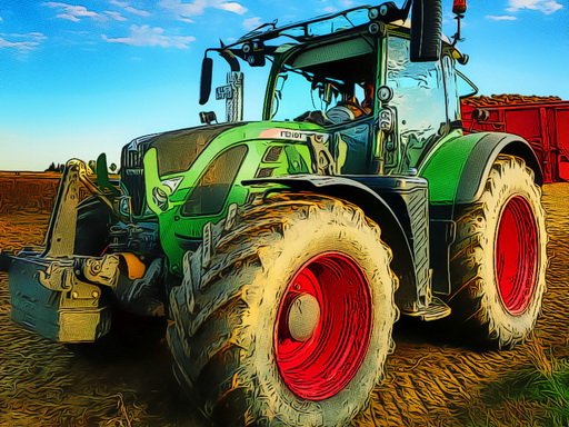 Play Farming Tractor Puzzle Now!