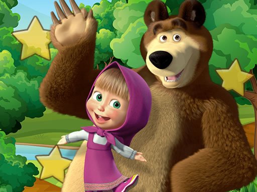 Play Masha and the Bear Hidden Stars Now!