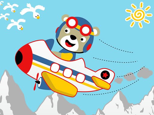 Play Friendly Airplanes For Kids Coloring Now!