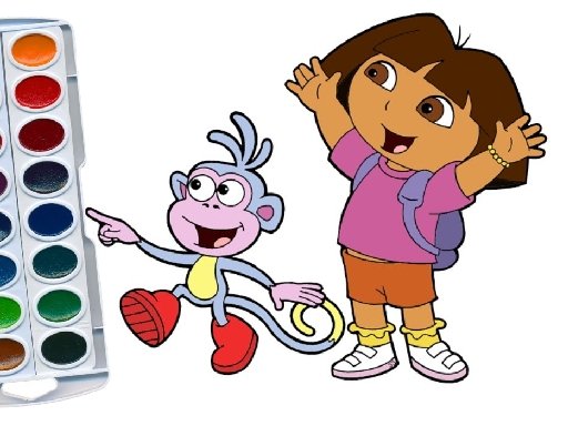 Play Dora The Explorer Coloring Book Now!