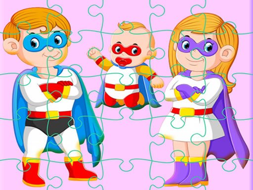 Play Super Hero Family Jigsaw Now!