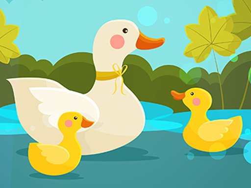 Play Mother Duck and Ducklings Jigsaw Now!