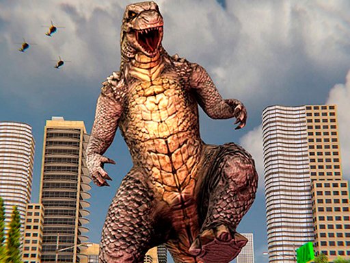 Play Monster Dinosaur Rampage City Attack Now!