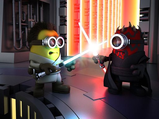 Play Minions Star Wars Jigsaw Puzzle Now!