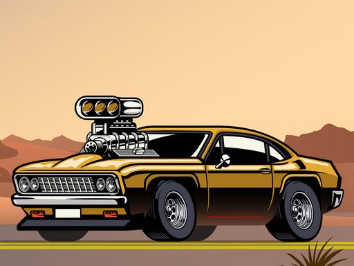 Play Crazy Big American Cars Memory Now!