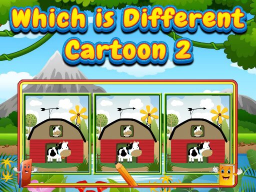Play Which Is Different Cartoon 2 Now!