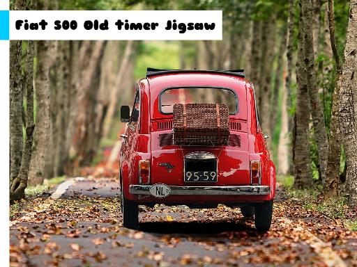 Play Fiat 500 Old Timer Jigsaw Now!