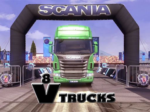 Play V8 Trucks Jigsaw Now!
