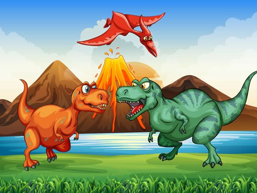 Play Colorful Dinosaurs Match 3 Now!