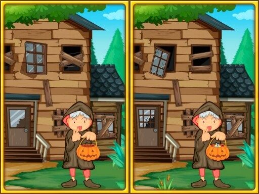 Play Spot The Differences Halloween Now!